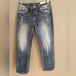 Miss Me Curvy Crop Jeans NWT Size 27